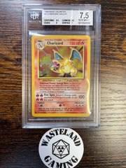 1999 Base Unlimited 4 Charizard Holo BGS 7.5 0013320920